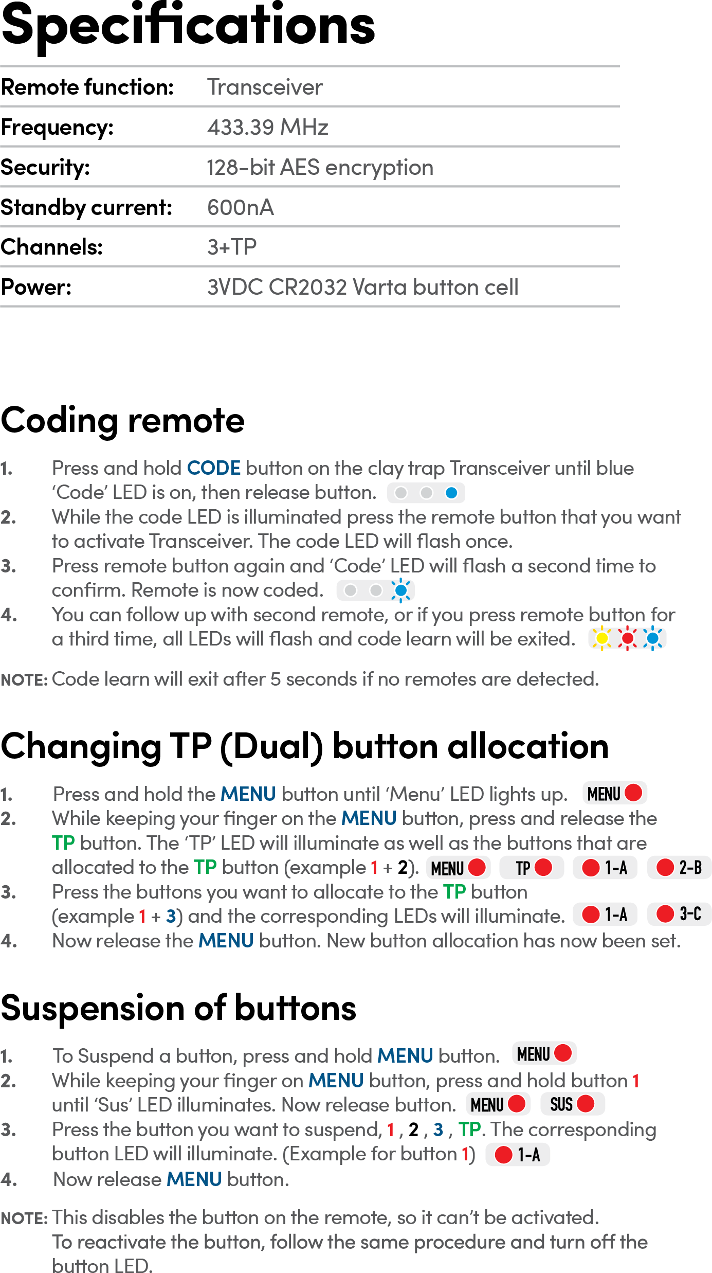 specifications